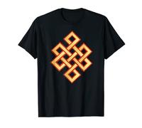 Noeud éternel symbole chinois nœud tibétain T-Shirt