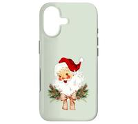 Noeud Floral de Noël Vintage avec nœud Papillon Coquette Jolly Old Saint Coque pour iPhone 17