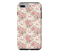 Noeud Floral Pivoine Rose Jardin botanique Motif Coquette Coque pour iPhone 7 Plus/8 Plus