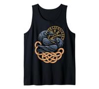 Noeud Nordique Huginn Muninn Boussole Celtique Viking Vegvisir Débardeur