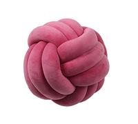 Noeud oreiller bébé coussin coussin oreiller lit de bébé chambre de bande dessinée oreiller en peluche canapé maison créativité nouée belle mode boule de noeud noeud 3 armure (20cm,Rose rouge)