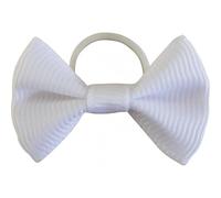 Noeud papillon à natter en tissu Equithème Blanc TU