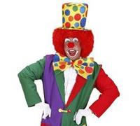 Noeud papillon à pois clown adulte taille unique G