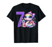 Noeud Papillon Arc-en-Ciel pour 7ème Anniversaire de Fille T-Shirt