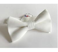 Noeud papillon blanc mat pour Homme - Fabrication française