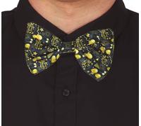 Noeud papillon du Nouvel An Accessoire Fête Costume Brillant Minuit Célébrant Décoration Diversité Stylée, Couleur : Noir