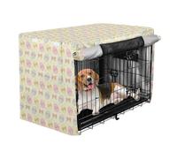 Noeud papillon et œufs de Pâques housses pour cage de chien Housse de chenil pour animaux domestiques 91,4 cm