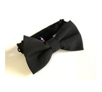 Noeud papillon noir mat pour Homme - Fabrication française