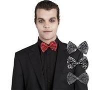 Noeud Papillon Toile D'Araignée - accessoire Halloween Argent Argent G