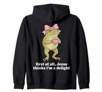 Noeud Rose Sassy Toad Jesus Thinks I 'Delight Sweat à Capuche