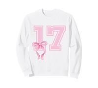 Noeuds Roses Coquette 17e Anniversaire Fille dix-septième Ans Sweatshirt