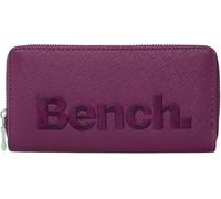 Noey & Lou Bench Portefeuille XXL pour femme avec fermeture éclair, lilas, 19,5 X 10,5 X 2,5 Cm, Moderne