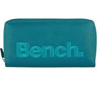 Noey & Lou Bench Portefeuille XXL pour femme avec fermeture éclair, pétrole, 19,5 X 10,5 X 2,5 Cm, Moderne