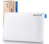 NOFFA Oreiller Plat pour Adulte/Enfant 40x60x6cm, Oreiller Ferme Ventre Couchage Bas Memoire Forme, Coussin Plat Mince
