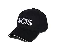 Nofonda Casquette de Baseball en Coton, Service d'Enquête Criminelle Navale, “NCIS” et “Special Agents” Brodés, Unisexe Casquette Occasionnel pour Adulte - Noir