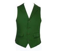 Nofonda Joker Costume Chemise Veste Cravate, Slim Fit, Tenue de Fantaisie Ensemble pour Halloween Cosplay Noël Accessoires - Gilet - XXL