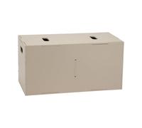 Nofred Boîte de rangement Cube Long Beige