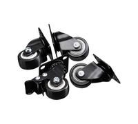 Nofred Roues Cube Storage pour boîte de rangement lot de 4 Noir