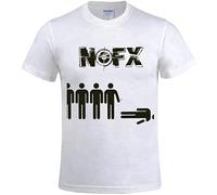 NOFX Wolves in Wolves Clothing Graphic T Shirts for Mens Round Neck Size L