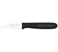 Nogent*** 02319K Couteau d'Office Lame en Acier Trempé/Manche en Polypropylène Noir