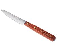 NOGENT*** Couteau d'office 3 Étoiles 02001B – Lame crantée – Bois merisier, argent