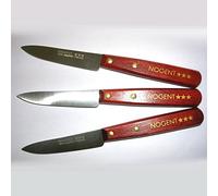 NOGENT 3 ETOILES - Couteaux d'office X3 Classique m/bois sans dents *