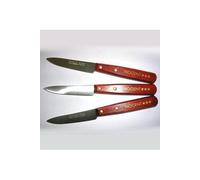 NOGENT 3 ETOILES - Couteaux d'office X3 Classique m/bois sans dents
