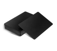 Nogeqi Lot de 20 cartes NFC NTAG215 - Noir - Réinscriptibles - Cartes de visite NFC - Création de cartes de visite - Mémoire vide programmable de 504 octets - Compatible avec tous les appareils pris