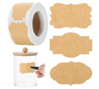 Nogeqi Lot de 500 étiquettes adhésives à écrire- Autocollants cadeaux pour cadeaux