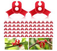 Nogeqi Lot de 60 clips de cintrage de plantes à 90 degrés, clips d'entraînement faible stress, entraîneur de plantes pour une faible charge pour plier les troncs des plantes, changer la direction de