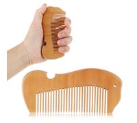 Nogeqi Peigne d'accouchement en bois - Peigne à cheveux en bois - Peigne de travail - Peigne de naissance en bois - Comb de laboratoire - Pour soulager les douleurs de grossesse