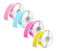 Nogeqi Print Master Lot de 640 rouleaux de ruban adhésif pour imprimante thermique D30 D32 D35 Q30 Q30s Q31 12 x 40 mm (coloré)
