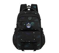 Nogkdyc Cartable pour garçons Cartable pour les élèves du primaire de la 1re-3e à la 6e année Sac à dos pour les collégiens(Black,A)