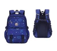 Nogkdyc Cartables pour garçons et filles Ciel étoilé Sacs à dos pour les élèves de l’école primaire Sacs à dos pour les élèves de la 3e à la 6e année Réduire le fardeau(blue,A)