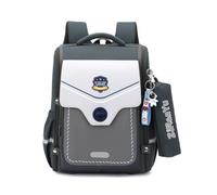 Nogkdyc Cartables pour garçons et filles : élèves de l’école primaire à la britannique de la 1re à la 6e année(gris,M)