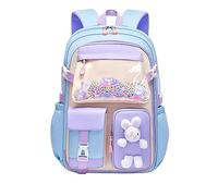 NOGRAX Cartable Sac À École Primaire Avec Sacs D'école De Fille Léger Sac À Dos Pour Enfants Sac À Dos De Grande Capacité Sac À Dos-bleu Grand