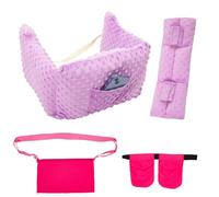 Nogsay Coussin de mastectomie - Hystérectomie - Ceinture de sécurité - Sac de drainage pour cancer du sein - Protection post-chirurgie - Section C - Soutien nécessaire