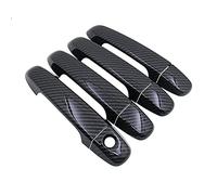 NOHEEU 4 Pièces Couvercle De Poignée De Porte En Fiber De Carbone Attraper Garniture Capuchon De Voiture Pour Toyota Pour Camry XV50 2012 2013 2014 2015 2016 2017(3)