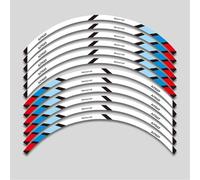 NOHEEU Accessoires Pièces détachées Autocollants De Jantes De Moto Autocollants Réfléchissants Bandes De Jantes Autocollants Accessoires pour B&MW R1250RS R1250rs 1250 RS(Style 7)