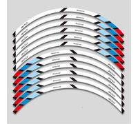 NOHEEU Accessoires Pièces détachées Autocollants De Roue De Moto Imperméables Autocollants De Jante Réfléchissants Bandes De Ruban Adhésif Pièces pour B&MW F900R F 900R F900 R(Style 7)
