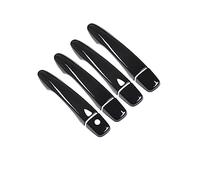 NOHEEU Couvercle De Poignée De Porte De Voiture Chromé Noir Brillant Pour Nissan Pour Coups De Pied 2016 2017 2018 2019 2020 2021(1)