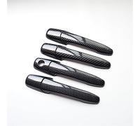 NOHEEU Couvercle De Poignée De Porte De Voiture En Fiber De Carbone Chromé Pour Mazda 3 2004 2005 2006 2007 2008 2009(1)