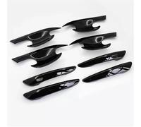 NOHEEU couvercle poignée porte extérieure Autocollant Couverture Poignée Porte Extérieure Voiture Serrure Décorative Pour Mazda 3 BP Berline/hayon 2019 - 2025(Style 6)