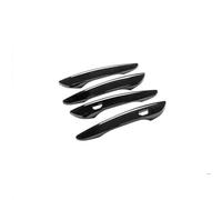 NOHEEU couvercle poignée porte extérieure Autocollant Couverture Poignée Porte Extérieure Voiture Serrure Décorative Pour Mazda 3 BP Berline/hayon 2019 - 2025(Style 5)