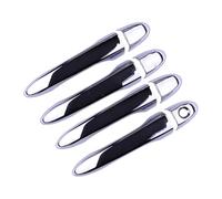 NOHEEU couvercle poignée porte extérieure Autocollant Couverture Poignée Porte Extérieure Voiture Serrure Décorative Pour Fiat 500X SUV 2016 - 2023