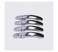 NOHEEU couvercle poignée porte extérieure Autocollant Garniture Couverture Poignée Porte Extérieure Voiture Style Pour Ford Pour Ranger Pour Everest 2012 2013 - 2017(Argent)