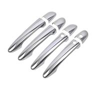 NOHEEU couvercle poignée porte extérieure Couverture Poignée Porte Voiture Chromée Fiber Carbone Garniture Décorative Pour Mazda 2 Pour Demio 2009 2010 - 2013(Style 3)