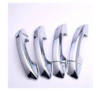 NOHEEU couvercle poignée porte extérieure Garniture Décorative Couverture Poignée Porte Latérale Voiture Fiber Carbone Pour VW Pour Golf 6 MK6 2009 2010 2011 2012 2013(Argent)