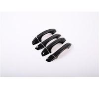 NOHEEU Garniture De Couvercle De Poignée De Porte De Voiture En Chrome Noir Pour Golf 6 MK6 Pour Skoda Pour Superbe 2009 2010 2011 2012 2013(1)