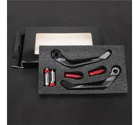 NOHEEU Guidon Commandes Poignées Levier De Frein Et d'embrayage De Guidon De Moto, 7/8 Pouces, Pièces De Protection des Mains pour Aprilia RSV4 R RSV4R RS4 2009 - 2016(Red B)